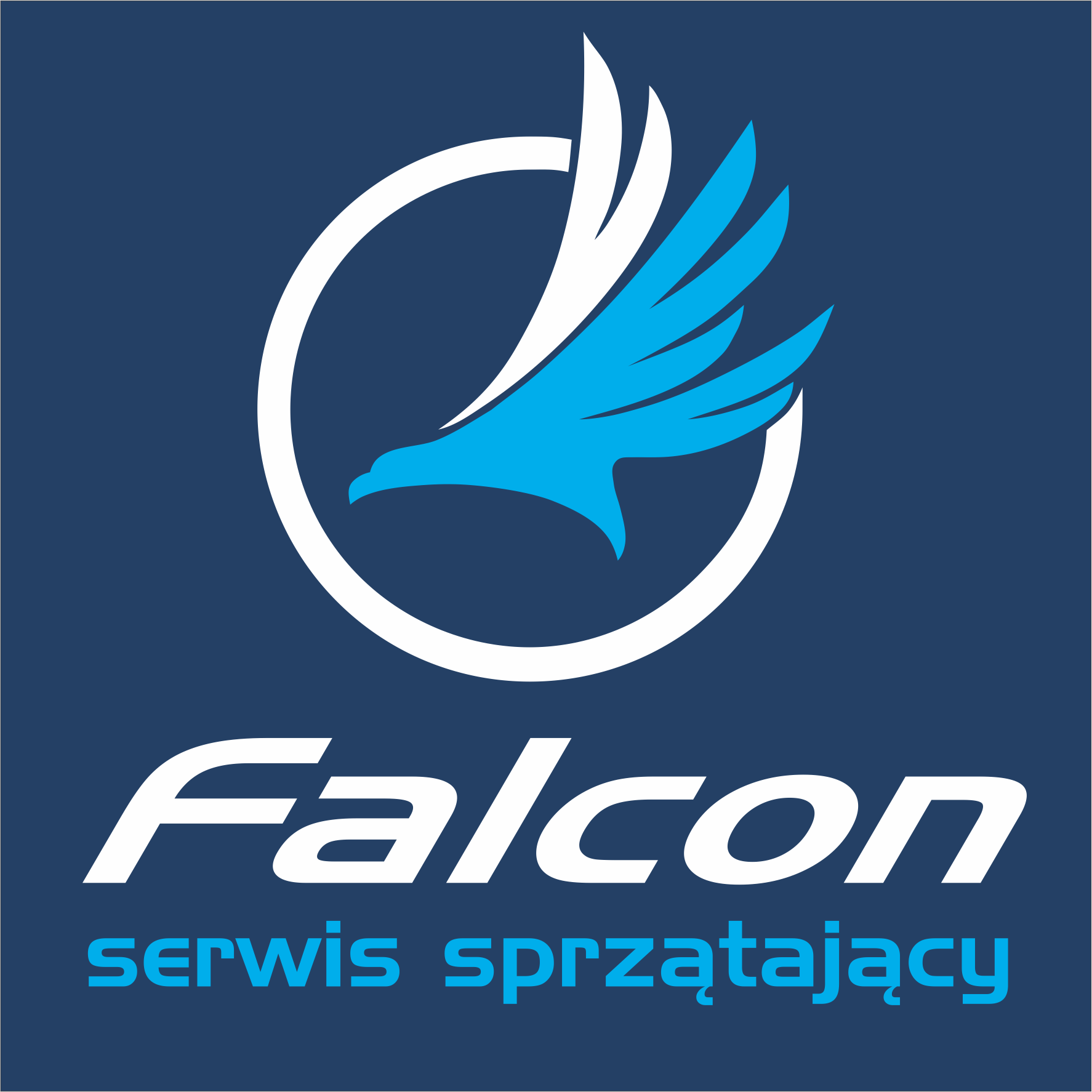 usługi sprzątania, firma Falcon z Gdańska logo